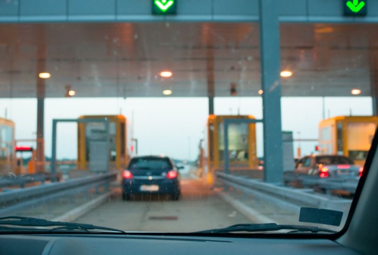 Comportamento proibito al casello autostradale